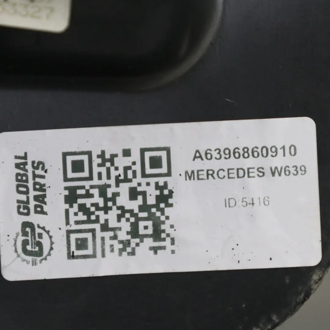 Mercedes Vito W639 Entrance Sill Inside Door Front Left N/S Trim - SKU A6396860910 - Part number A6396860910