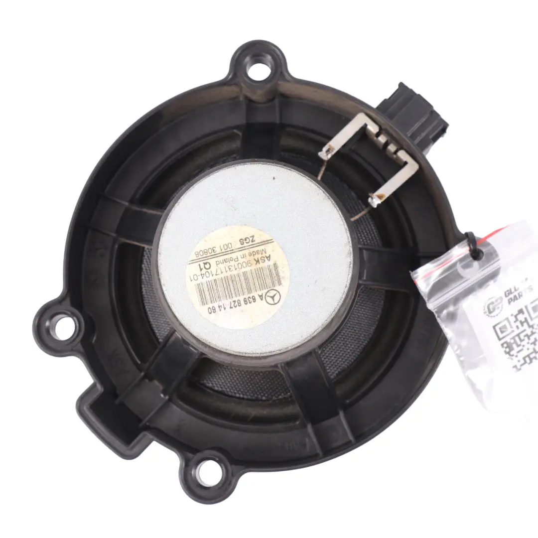 Altavoz de Puerta Delantero Izquierdo Derecho para Mercedes Vito W639 con número de pieza A6398271460 Mercedes Vito W639 Altavoz de Puerta Delantero Izquierdo Derecho - SKU A6398271460 - Número de pieza A6398271460