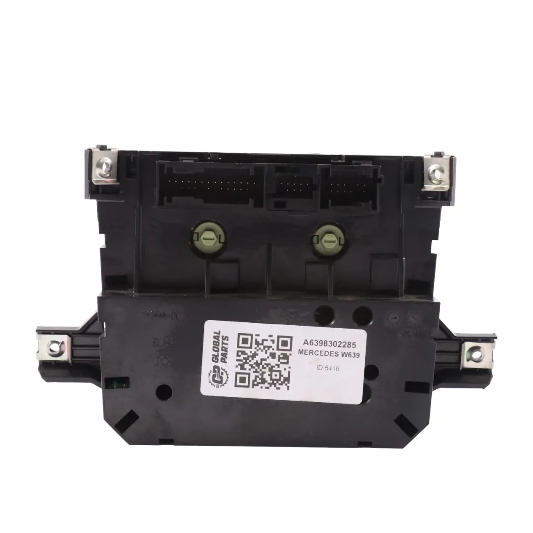 Climatizador Calentador Unidad Thermotronic para Mercedes W639 A / C con número de pieza A6398302285 Mercedes W639 A / C Climatizador Calentador Unidad Thermotronic - SKU A6398302285 - Número de pieza A6398302285
