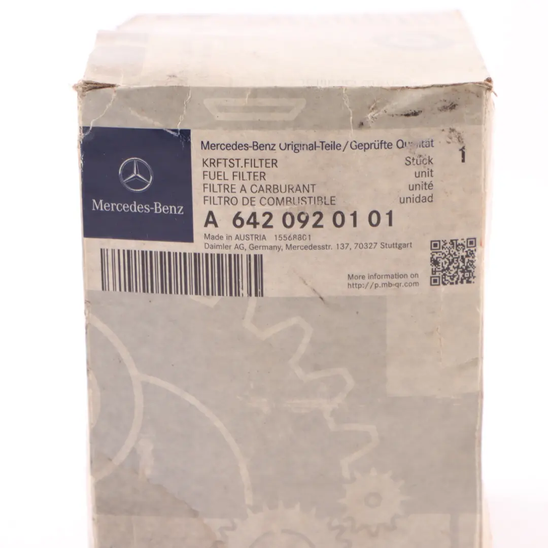 Fuel Filter OEM Mercedes Sprinter W906 Diesel Engine OM642 OM646 - SKU A6420920701 - Part number A6420920701