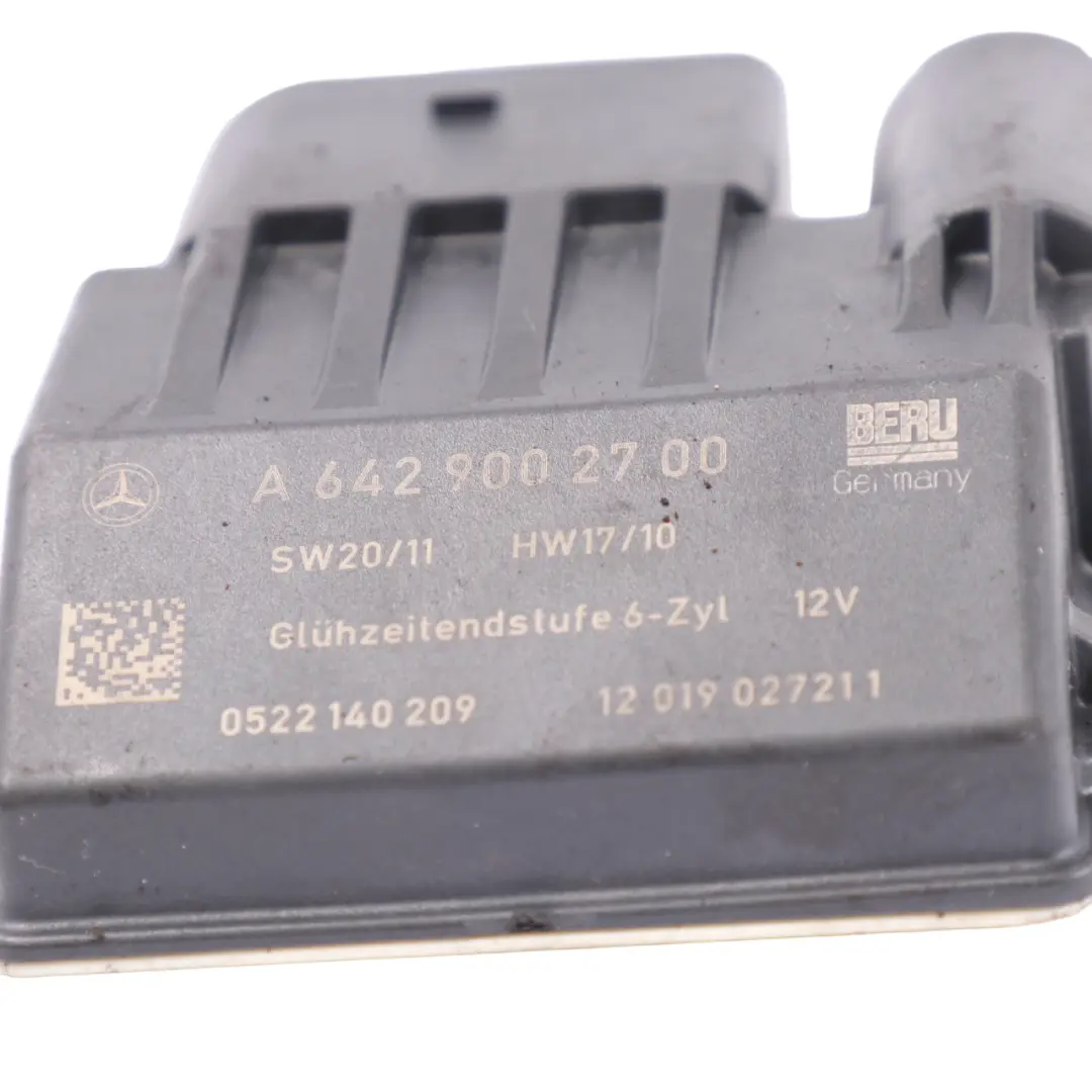OM642 Glühkerzenrelaiseinheit Steuermodul für Mercedes W203 W204 W212 mit Teilenummer A6429002700 Mercedes W203 W204 W212 OM642 Glühkerzenrelaiseinheit Steuermodul - SKU A6429002700 - Teilenummer A6429002700