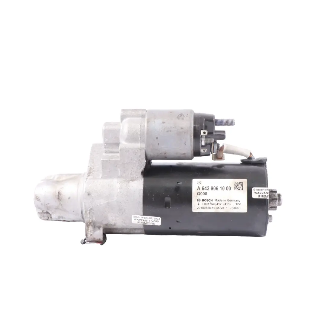 Mercedes W204 W213 ML W166 OM642 Dieselmotor Anlasser Startgerät - SKU A6429061000 - Teilenummer A6429061000