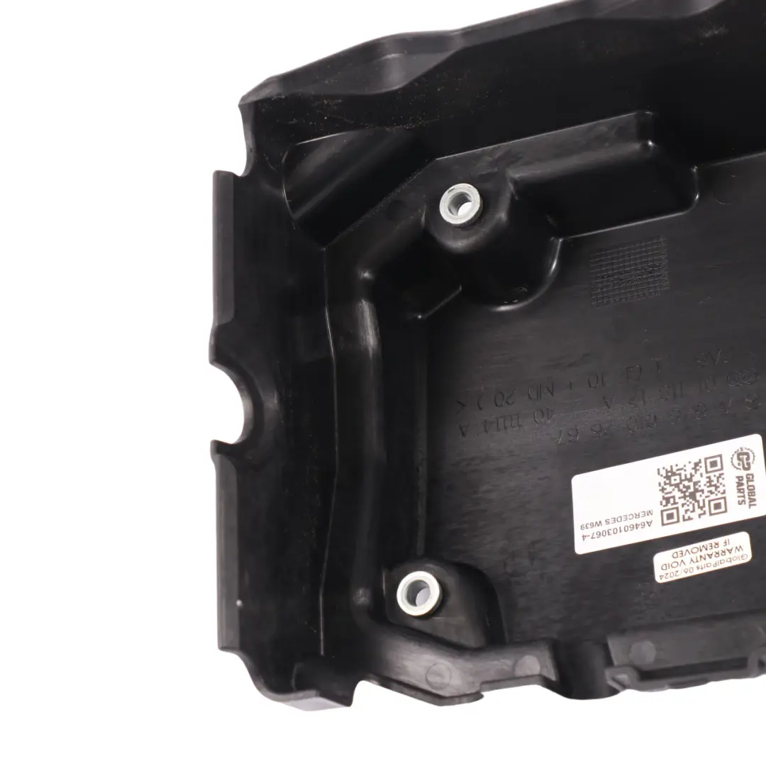 Mercedes W639 W906 OM646 Cubierta Motor Diesel Panel Acústico - SKU A6460103067-4 - Número de pieza A6460103067