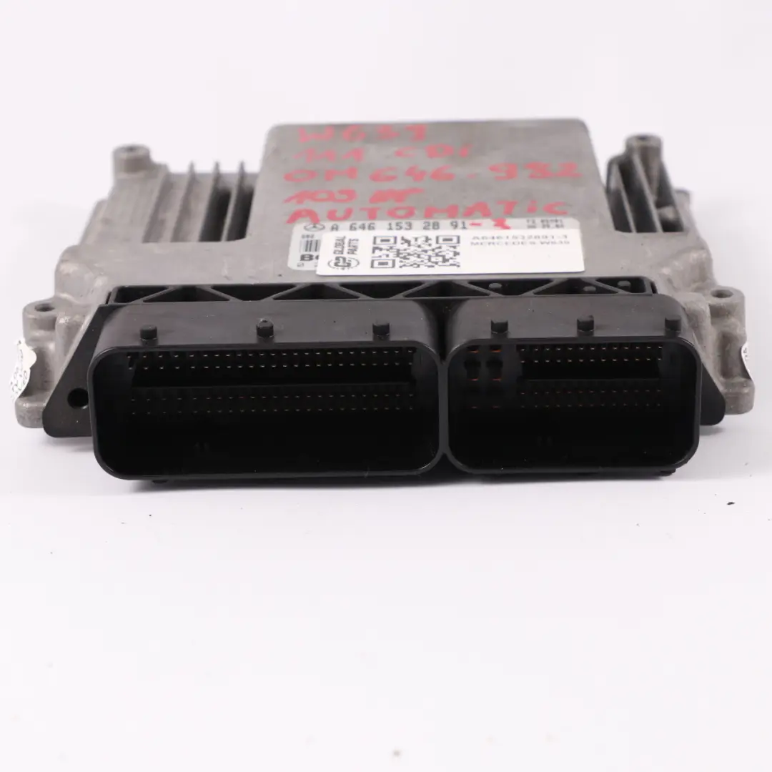 Mercedes Vito W639 111CDI 646.982 109HP Motore ECU Kit Blocco chiave - SKU A6461532891-3 - Numero di parte A6461532891