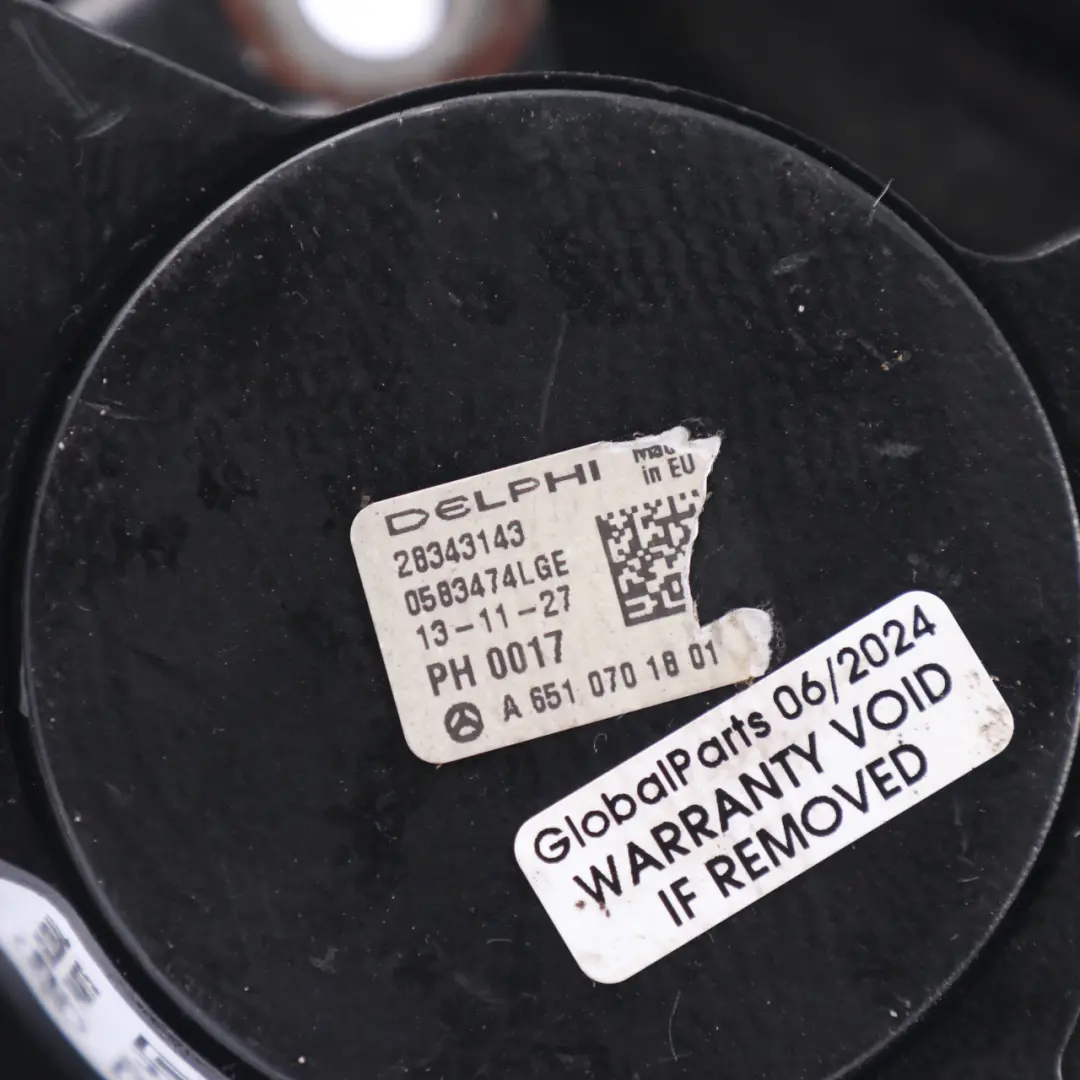  Bomba de Vacío Mercedes W204 W639 W906 Motor Diesel OM651 - SKU A6510701801 - Número de pieza A6510701801
