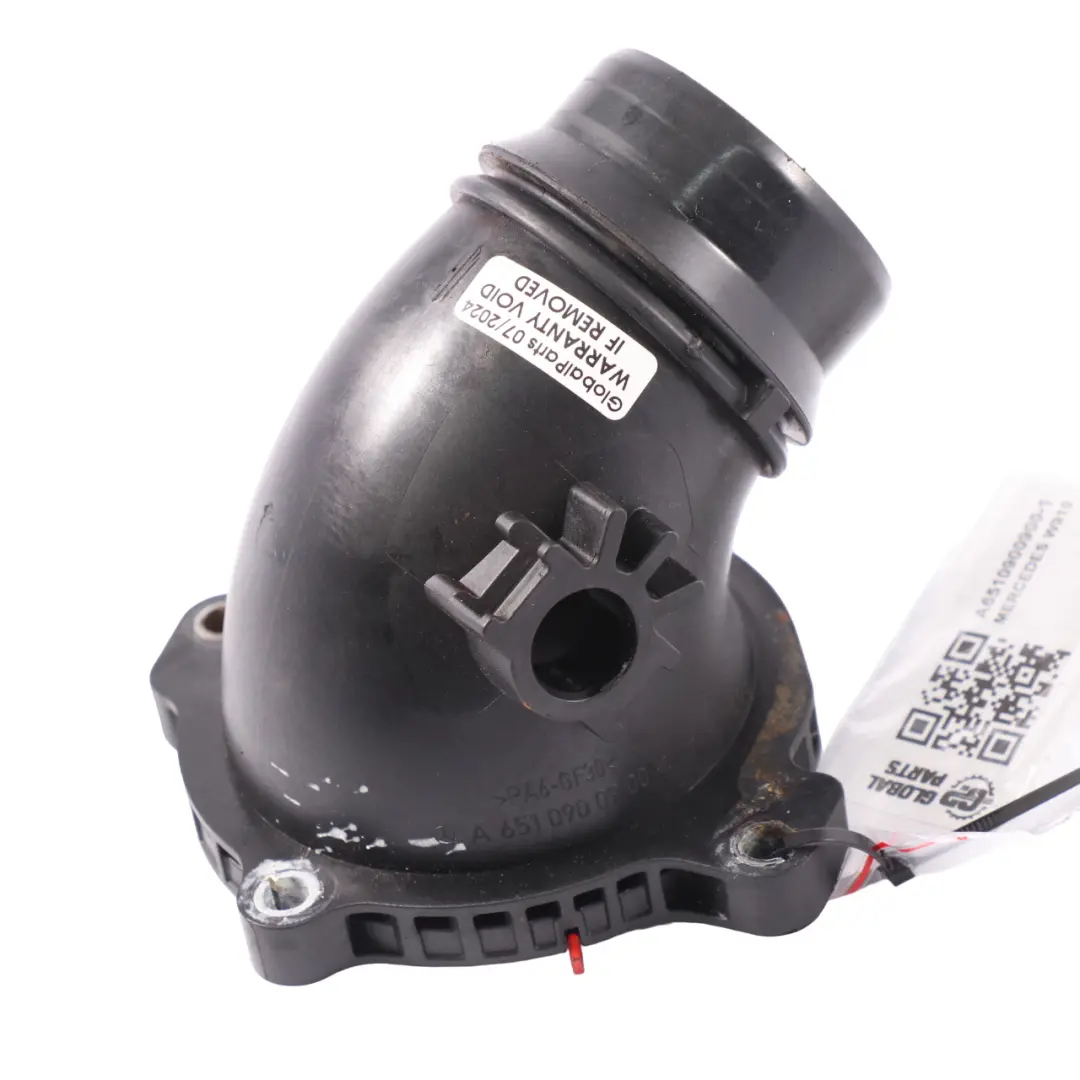 Mercedes W910 OM651 Flange Air Intake Manifold Air Charge Pipe - SKU A6510900900-1 - Part number A6510900900