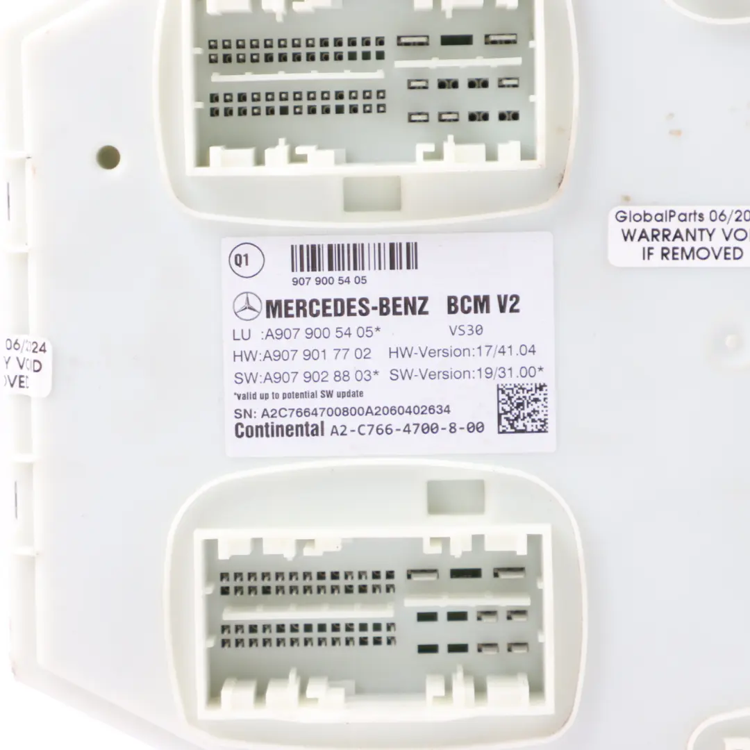 Mercedes Sprinter W907 311 CDI 651.958 114HP ECU Kit Key BCM Lock - SKU A6519007103-1 - Part number A6519007103
