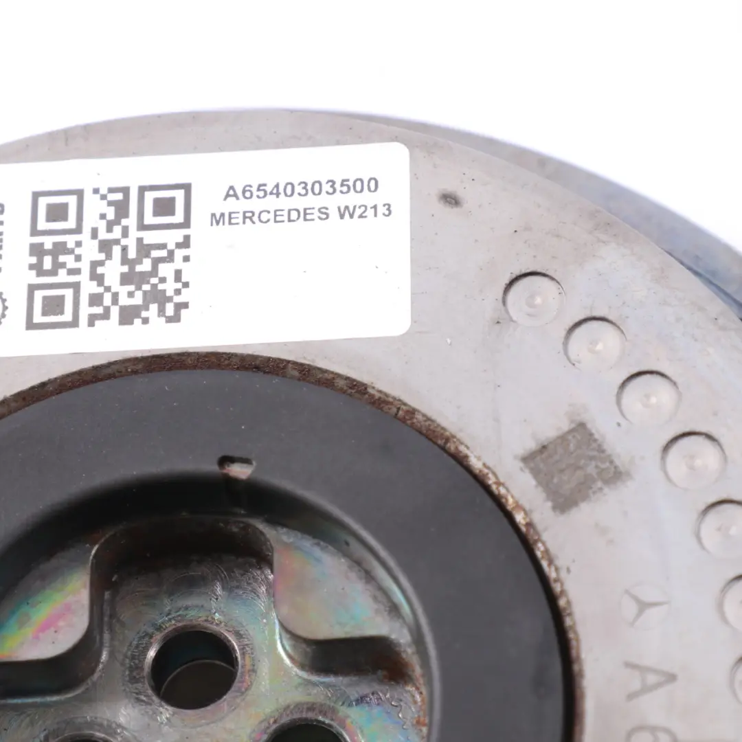 Mercedes W213 amortiguador de vibraciones del motor cigüeñal polea - SKU A6540303500 - Número de pieza A6540303500
