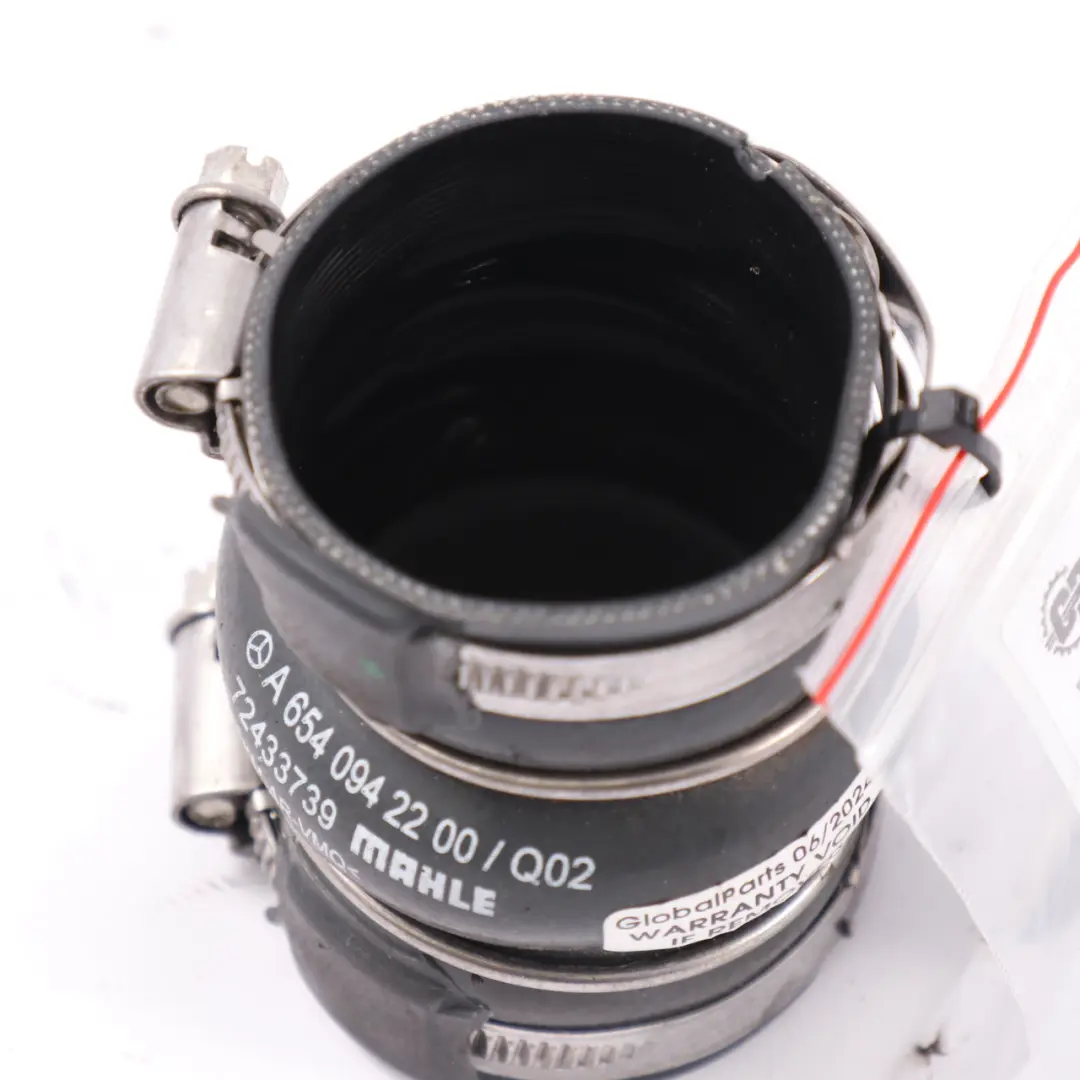 Intercooler Hose Mercedes W177 W247 OM654 Diesel Air Pipe Line - SKU A6540942200 - Part number A6540942200
