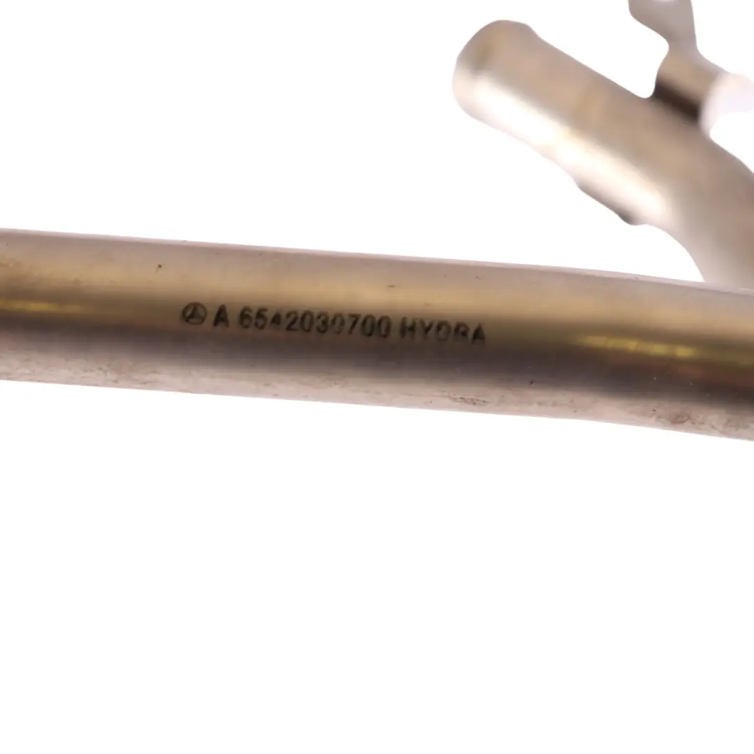 Oil Pipe Mercedes W205 W213 OM654 Diesel Feed Line Cooler Coolant to with Part number A6542030700 Oil Pipe Mercedes W205 W213 OM654 Diesel Feed Line Cooler Coolant - SKU A6542030700 - Part number A6542030700