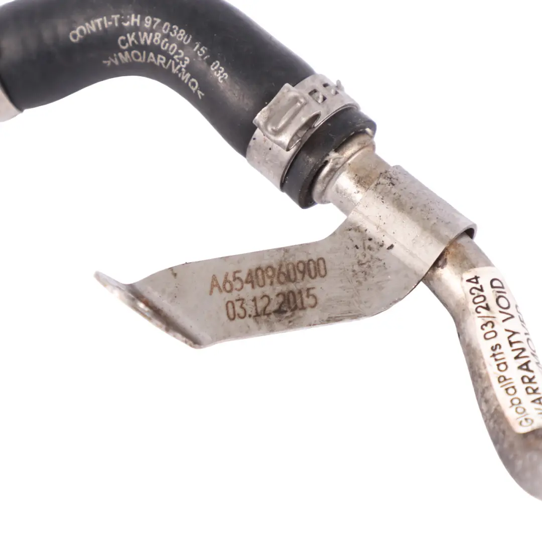 Water Line Mercedes W213 C238 Turbocharger Coolant Feed Pipe to with Part number A6542032600 Water Line Mercedes W213 C238 Turbocharger Coolant Feed Pipe - SKU A6542032600 - Part number A6542032600