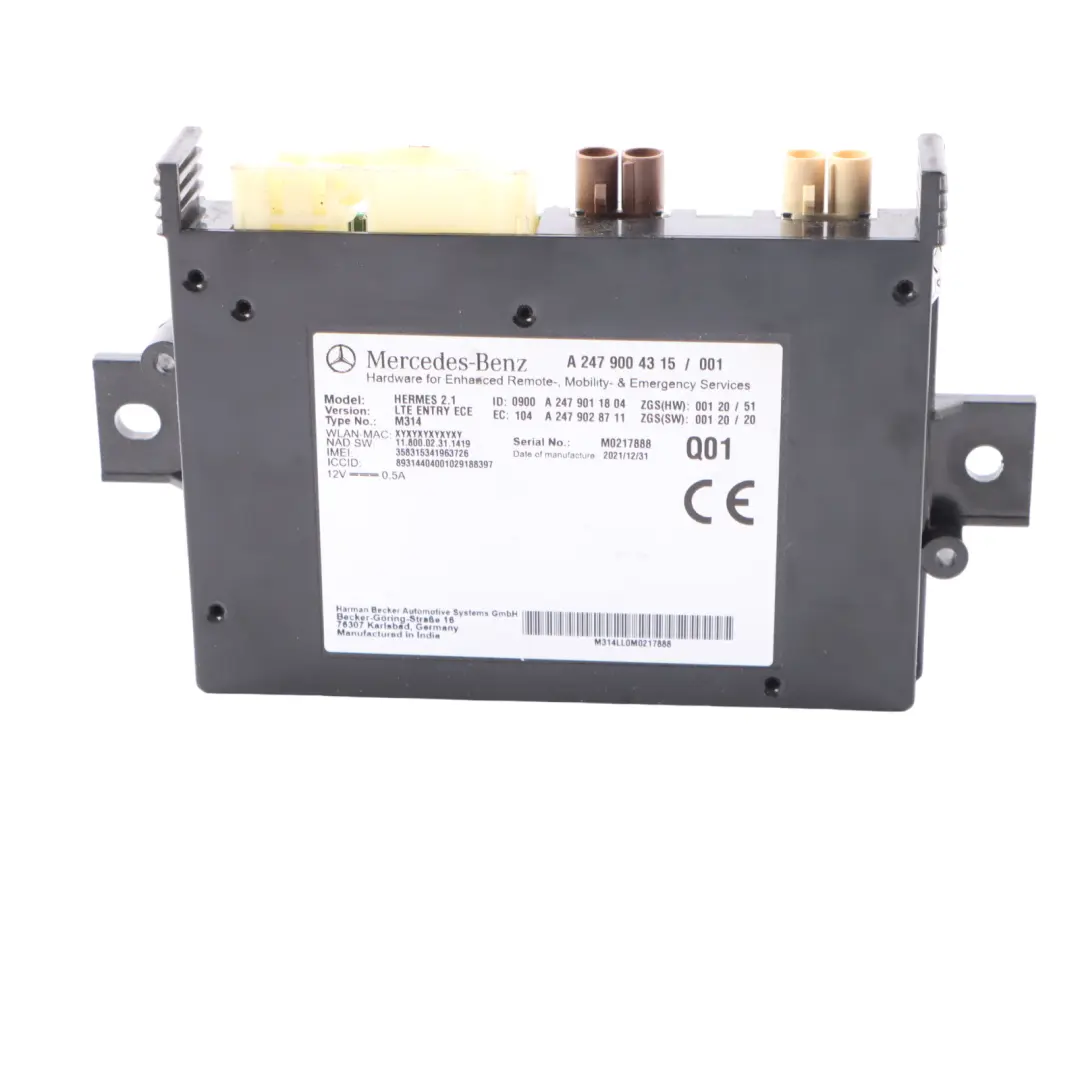 W907 315CDI OM654.920 Engine Unit Module ECU Kit Keys to Mercedes with Part number A6549009400 Mercedes W907 315CDI OM654.920 Engine Unit Module ECU Kit Keys - SKU A6549009400-2 - Part number A6549009400