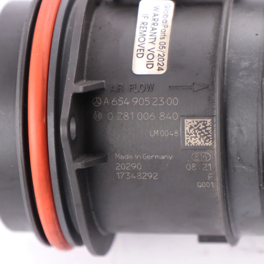 Sensor flujo de aire Sensor medidor masa para Mercedes C118 V177 W247 con número de pieza A6549052300 Mercedes C118 V177 W247 Sensor flujo de aire Sensor medidor masa - SKU A6549052300 - Número de pieza A6549052300