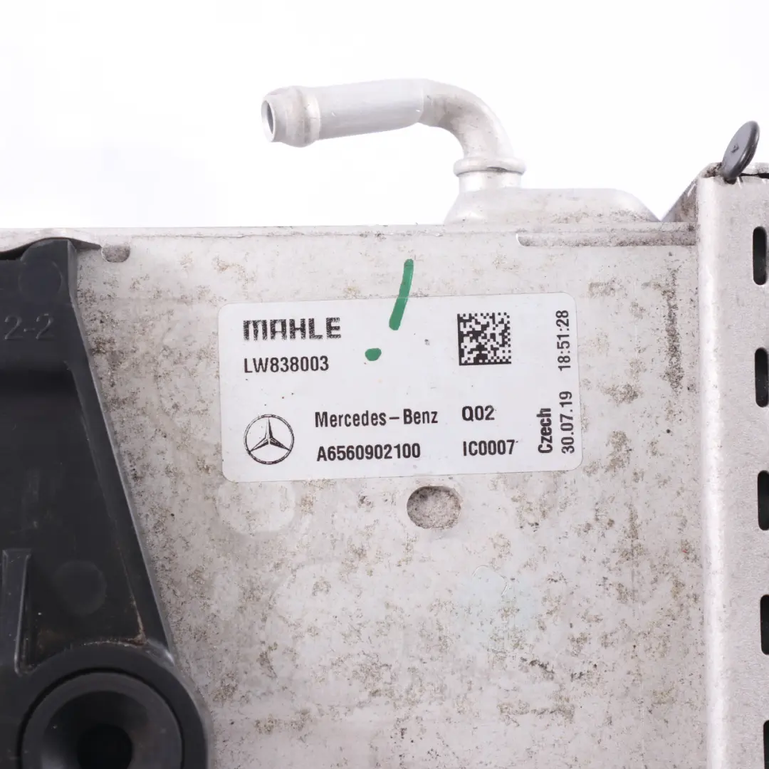 OM656 Diesel Intake Charge Air Cooler to Intercooler Mercedes W213 C238 with Part number A6560903800 Intercooler Mercedes W213 C238 OM656 Diesel Intake Charge Air Cooler - SKU A6560903800 - Part number A6560903800