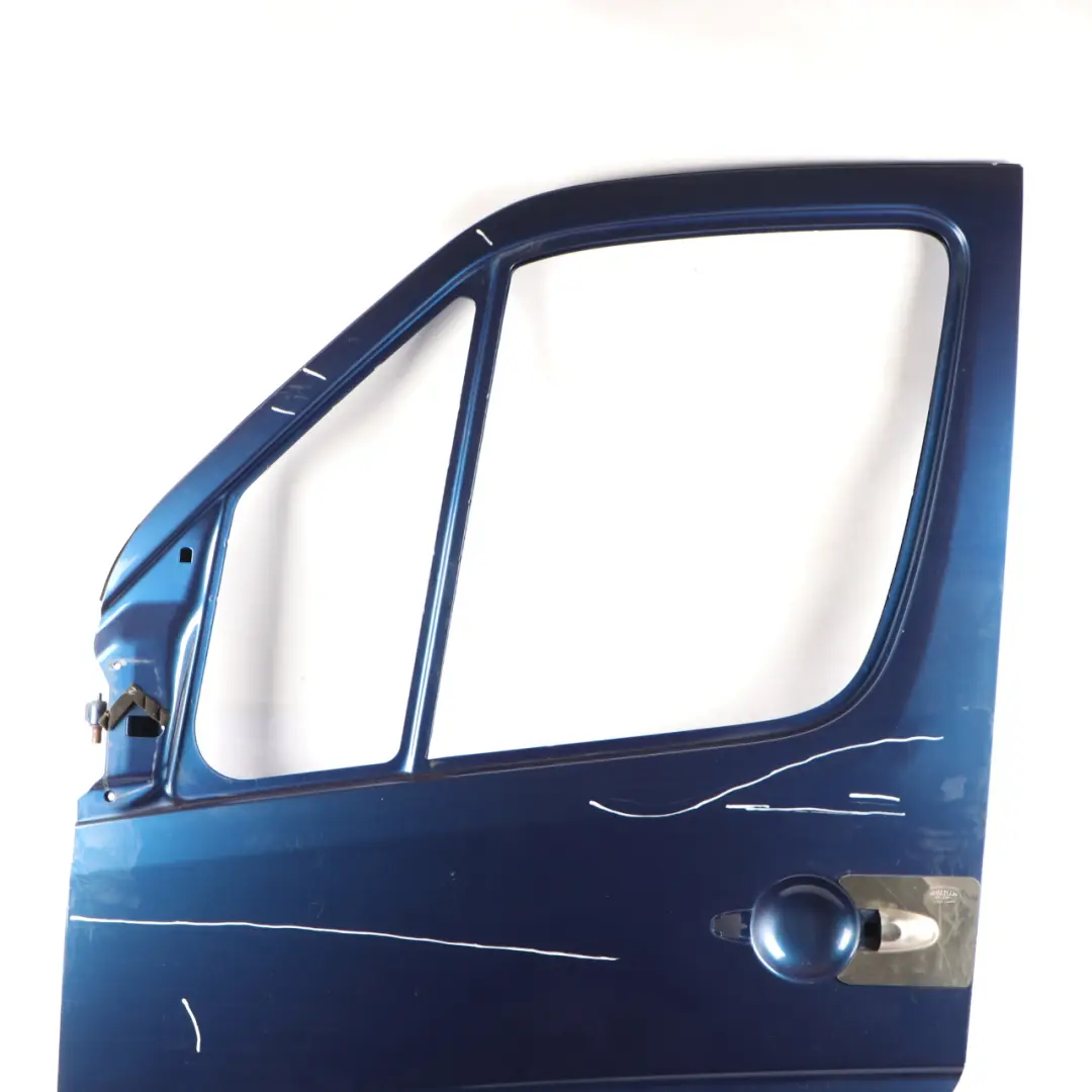 Door Front Left N/S Jaspis Blue Metallic - 345 to Mercedes Sprinter W906 with Part number A9067200005 Mercedes Sprinter W906 Door Front Left N/S Jaspis Blue Metallic - 345 - SKU A9067200005-JAS - Part number A9067200005