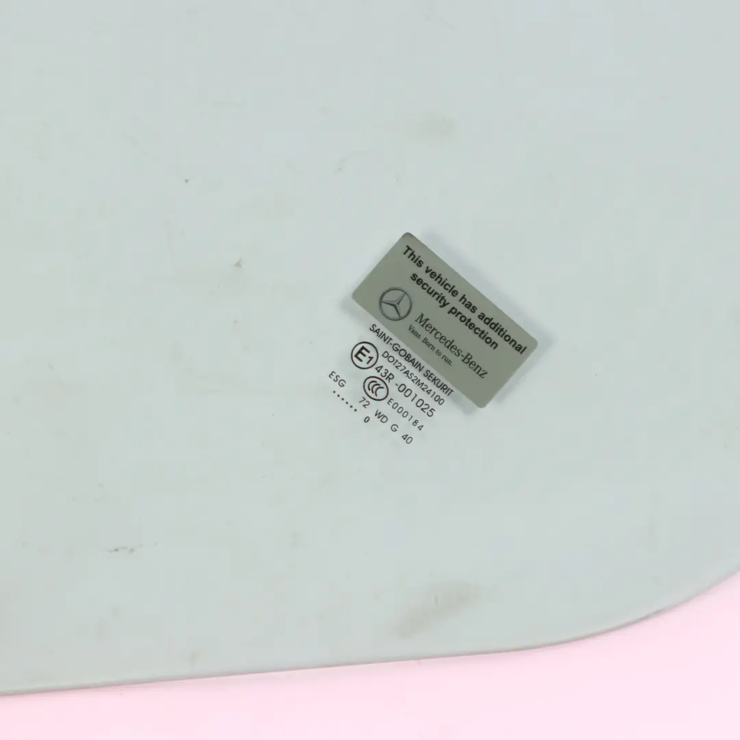 W907 W910 Fenêtre de porte avant gauche Verre isolant AS2 pour Mercedes W906 à propos du numéro de pièce A9067250210 Mercedes W906 W907 W910 Fenêtre de porte avant gauche Verre isolant AS2 - SKU A9067250210 - Numéro de pièce A9067250210