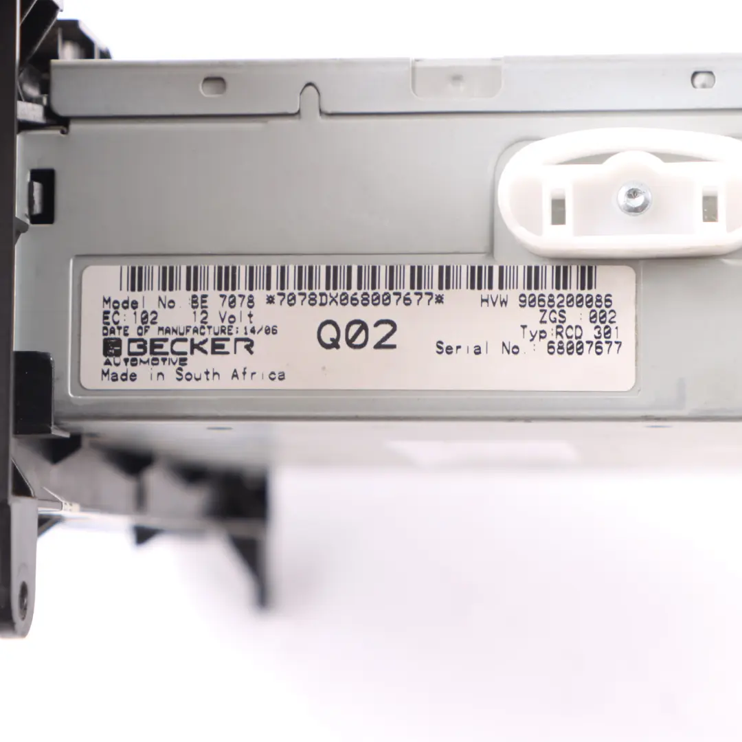  Head Unit Mercedes Sprinter W906 Radio Cd Player Unit - SKU A9068200086 - Part number A9068200086