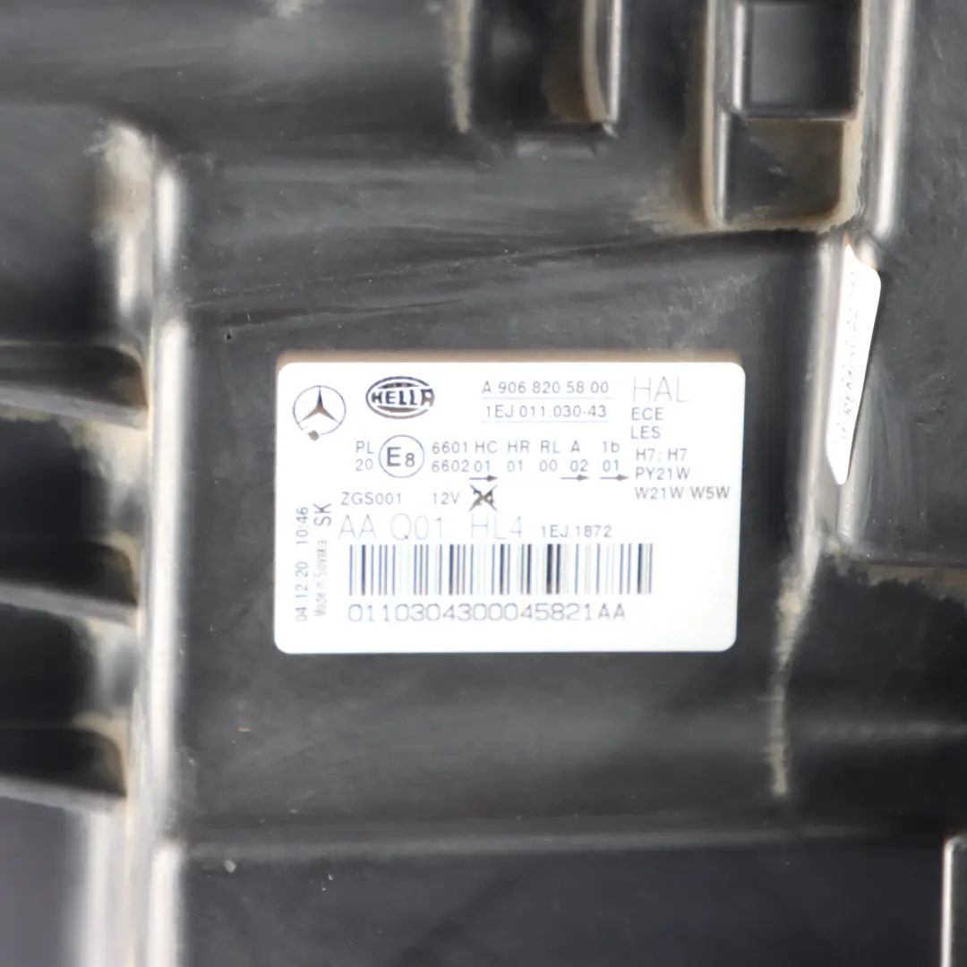 Mercedes W906 Front Headlight Headlamp LED Lamp Light Left N/S - SKU rhd-A9068205800 - Part number A9068205800