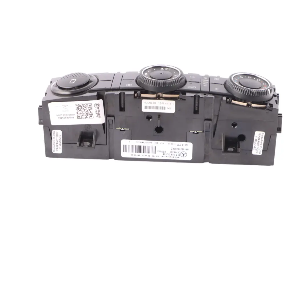 Mercedes Sprinter W906 Heater Climate Control A/C Unit Switch Panel - SKU RHD-A9068303485 - Part number A9068303485