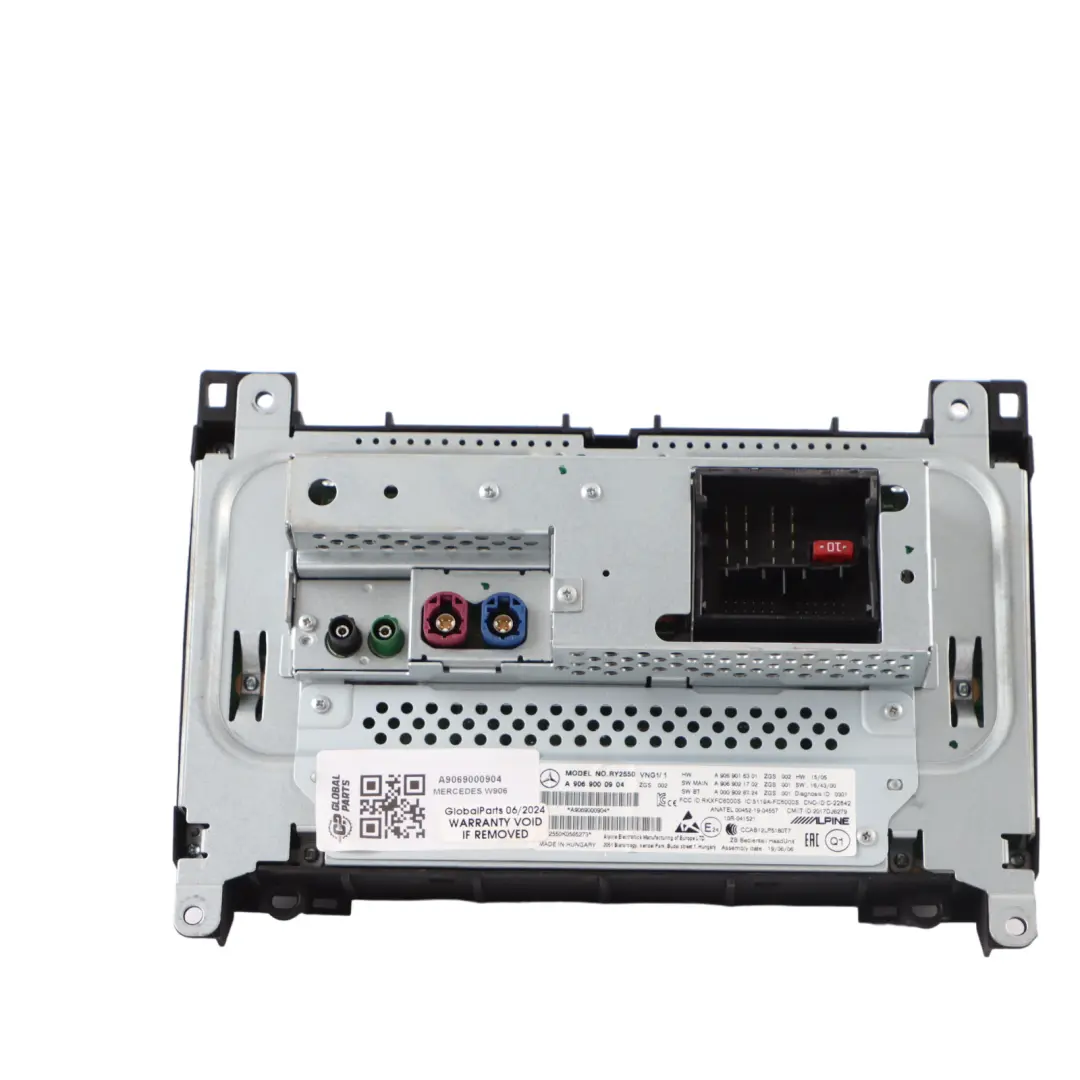 Radio Sat Nav Navigation System Head Unit Screen to Mercedes W906 with Part number A9069000904 Mercedes W906 Radio Sat Nav Navigation System Head Unit Screen - SKU A9069000904 - Part number A9069000904