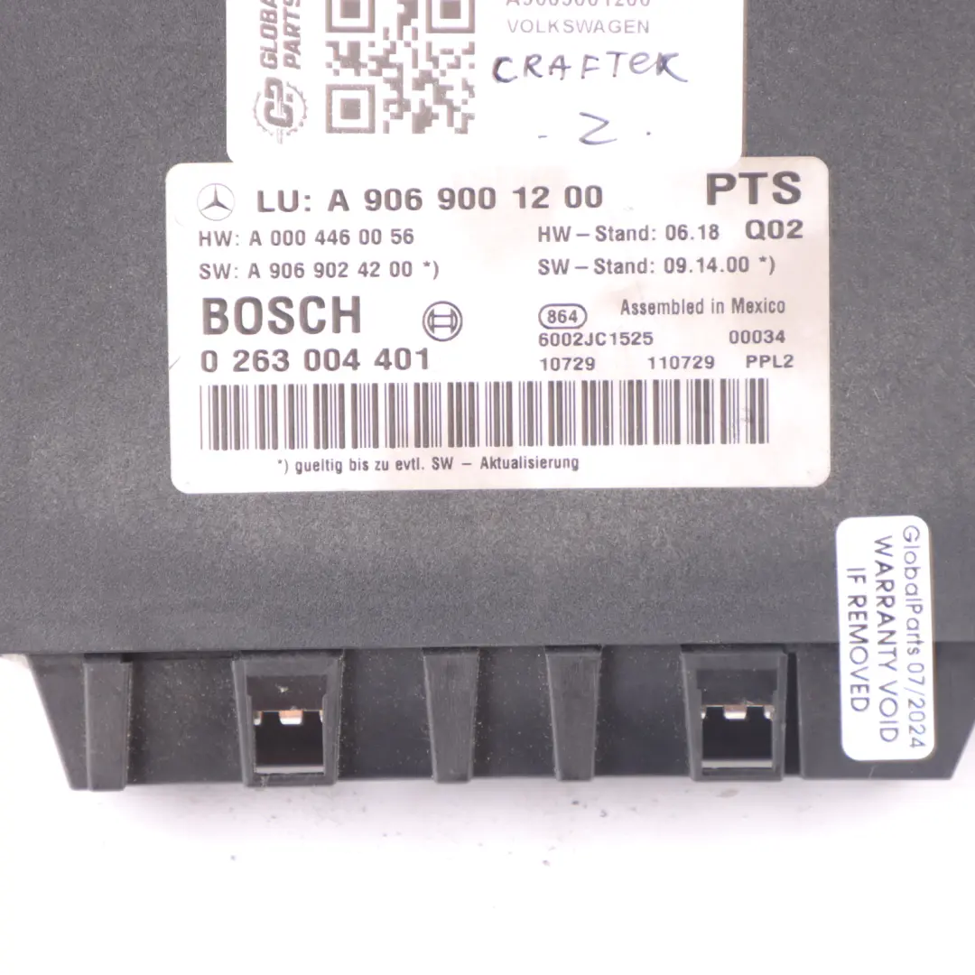 Modulo di controllo del parcheggio Sensore PDC per Mercedes W906 con numero di parte A9069001200 Mercedes W906 Modulo di controllo del parcheggio Sensore PDC - SKU A9069001200 - Numero di parte A9069001200