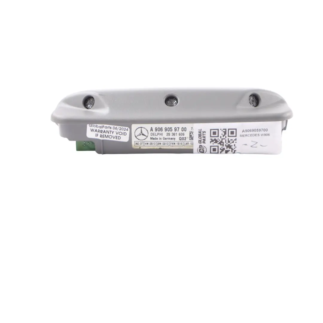 Mercedes Sprinter W906 Sensor Ultrasonido Compartimento Carga Gris - SKU A9069059700 - Número de pieza A9069059700
