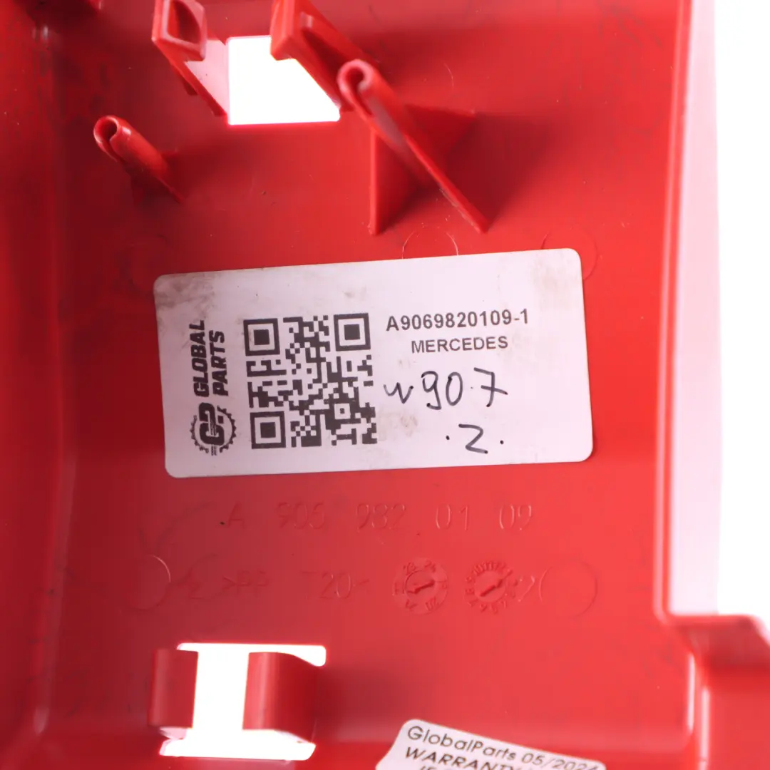Mercedes W907 Positive Battery Terminal Cover Cap Trim Red - SKU A9069820109-1 - Part number A9069820109