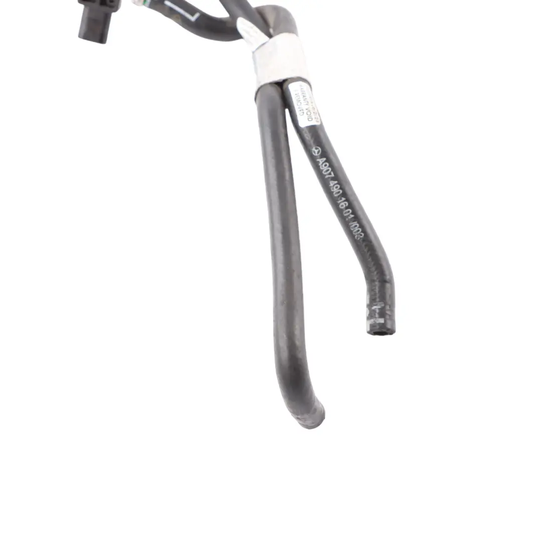 manguera de presión de la línea de tubería trasera para Mercedes W910 con número de pieza A9074901601 Mercedes W910 manguera de presión de la línea de tubería trasera - SKU A9074901601 - Número de pieza A9074901601