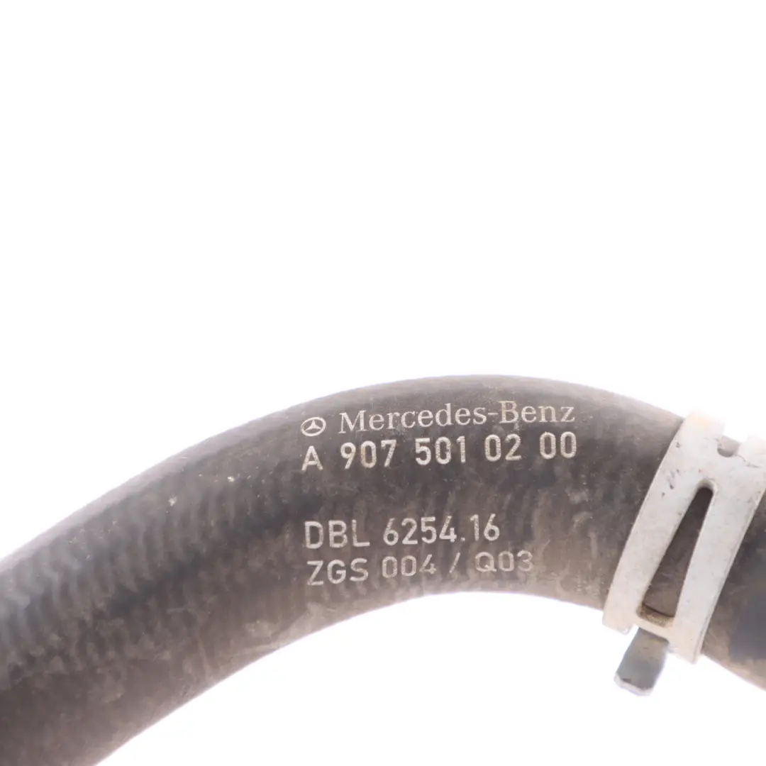 W907 Water Hose Engine Cooling Coolant Pipe Mercedes - SKU A9075010200 - Part number A9075010200