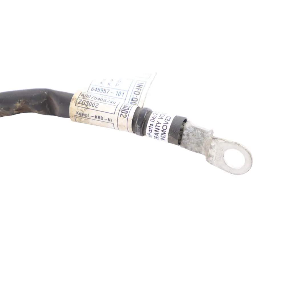 Mercedes W907 Batteria Linea di terra elettrica Cavo di terra - SKU A9075406749 - Numero di parte A9075406749