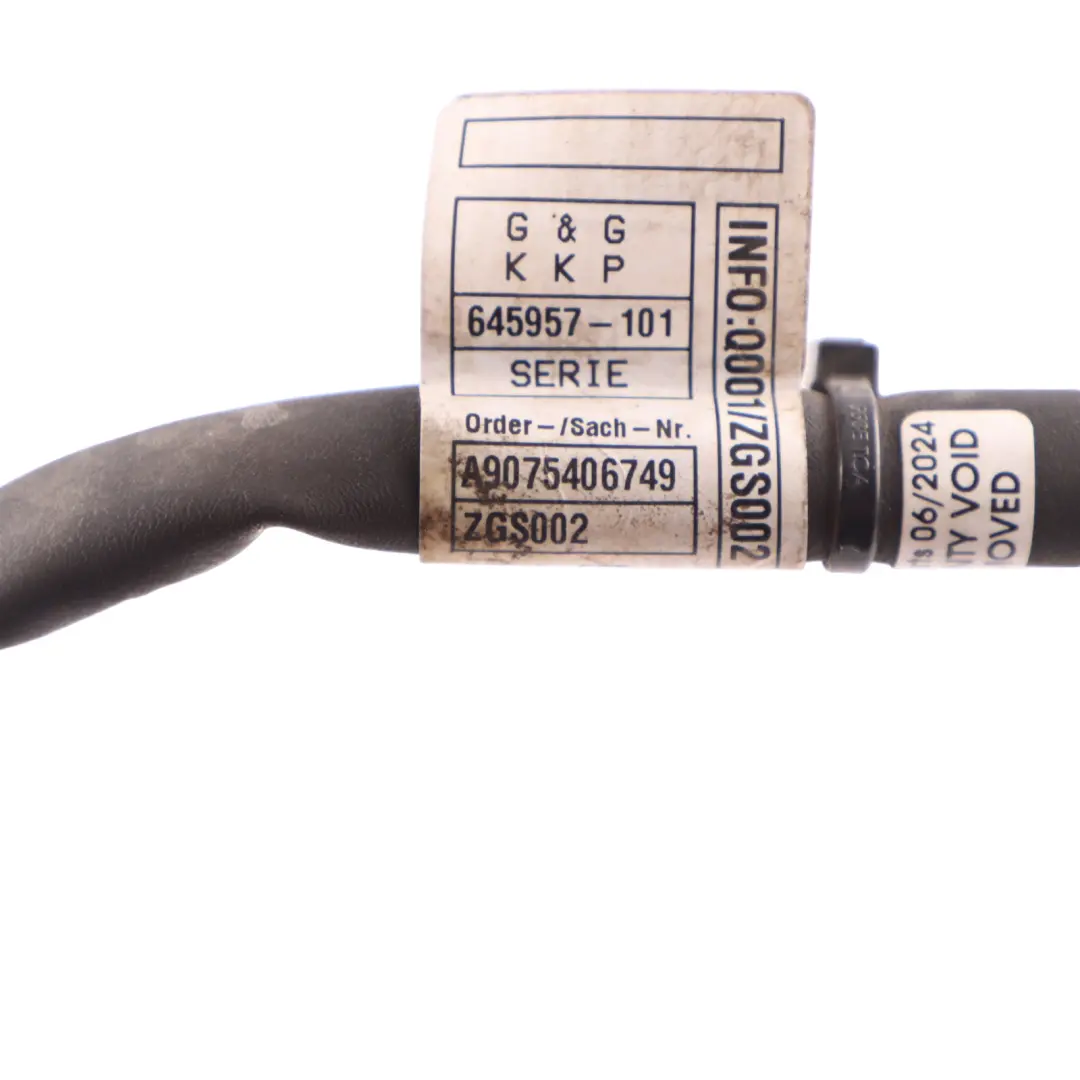 Mercedes W907 Batteria Linea di terra elettrica Cavo di terra - SKU A9075406749 - Numero di parte A9075406749