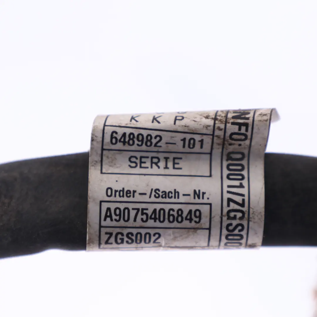 W907 Línea de Tierra de la Batería Cable para Mercedes Sprinter con número de pieza A9075406849 Mercedes Sprinter W907 Línea de Tierra de la Batería Cable - SKU A9075406849 - Número de pieza A9075406849