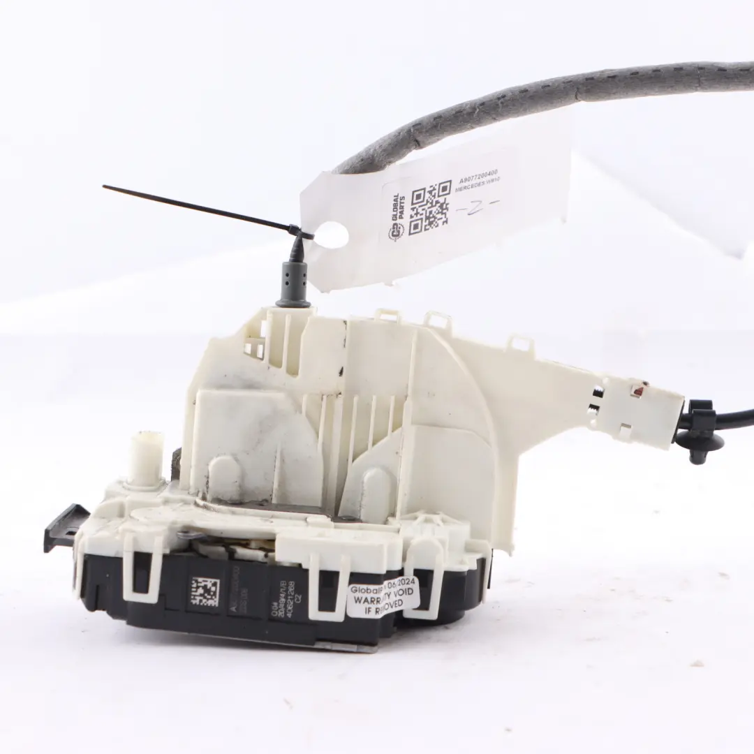 Mercedes W910 Front Door Lock Actuator Mechanism Front Right O/S - SKU RHD-A9077200400 - Part number A9077200400