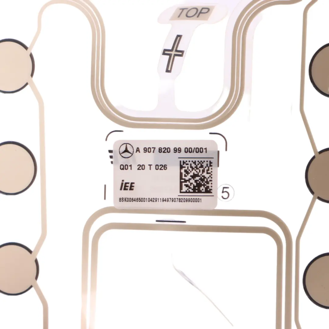  Mate de Ocupación Mercedes W907 Asiento Delantero Derecho Sensor - SKU A9078209900 - Número de pieza A9078209900