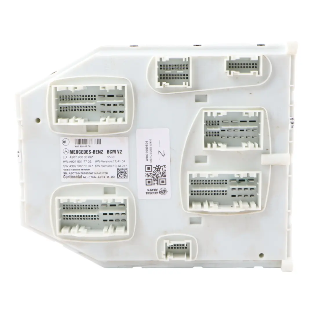 W907 W910 Unidad módulo carrocería SAM delantera para Mercedes Sprinter con número de pieza A9079000806 Mercedes Sprinter W907 W910 Unidad módulo carrocería SAM delantera - SKU A9079000806 - Número de pieza A9079000806