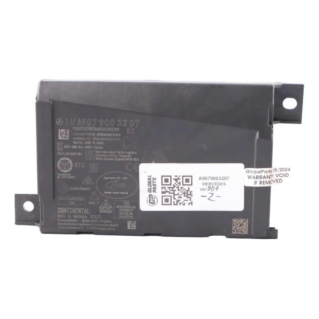 W907 Luftfederung Niveau Steuerungs Modul Airmatic für Mercedes mit Teilenummer A9079003207 Mercedes W907 Luftfederung Niveau Steuerungs Modul Airmatic - SKU A9079003207 - Teilenummer A9079003207