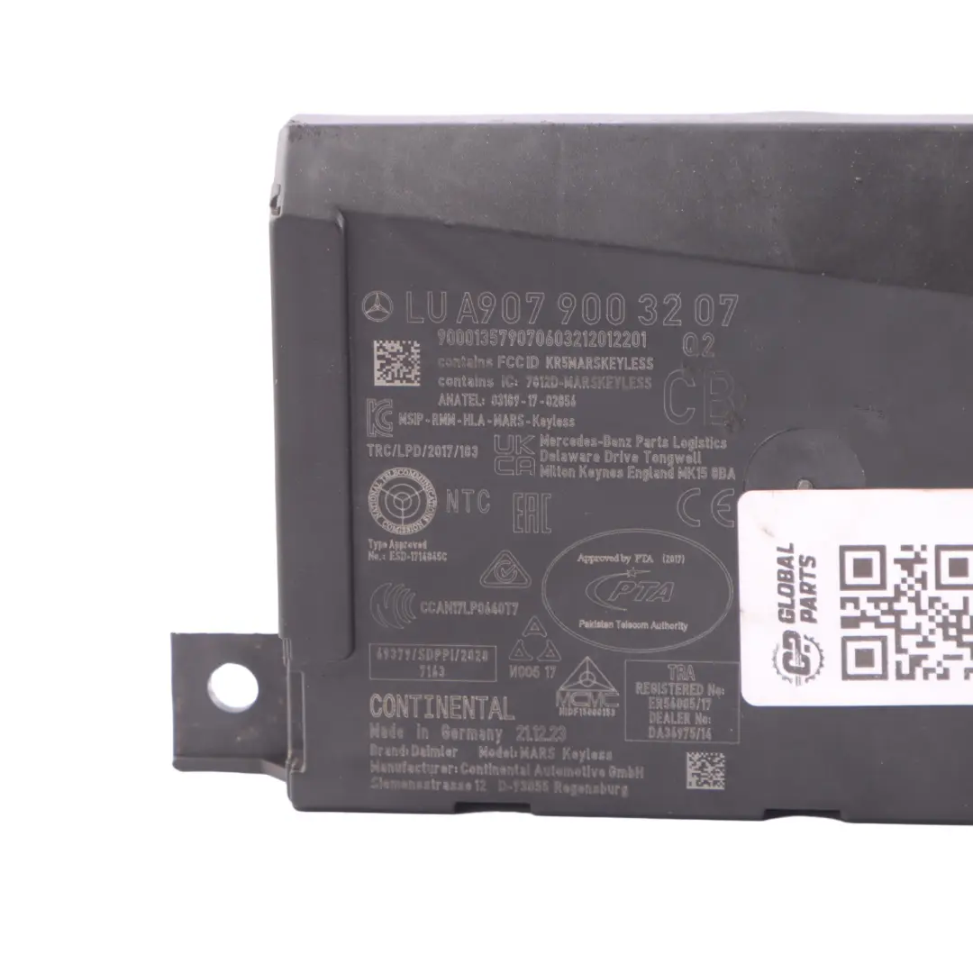 W907 Luftfederung Niveau Steuerungs Modul Airmatic für Mercedes mit Teilenummer A9079003207 Mercedes W907 Luftfederung Niveau Steuerungs Modul Airmatic - SKU A9079003207 - Teilenummer A9079003207