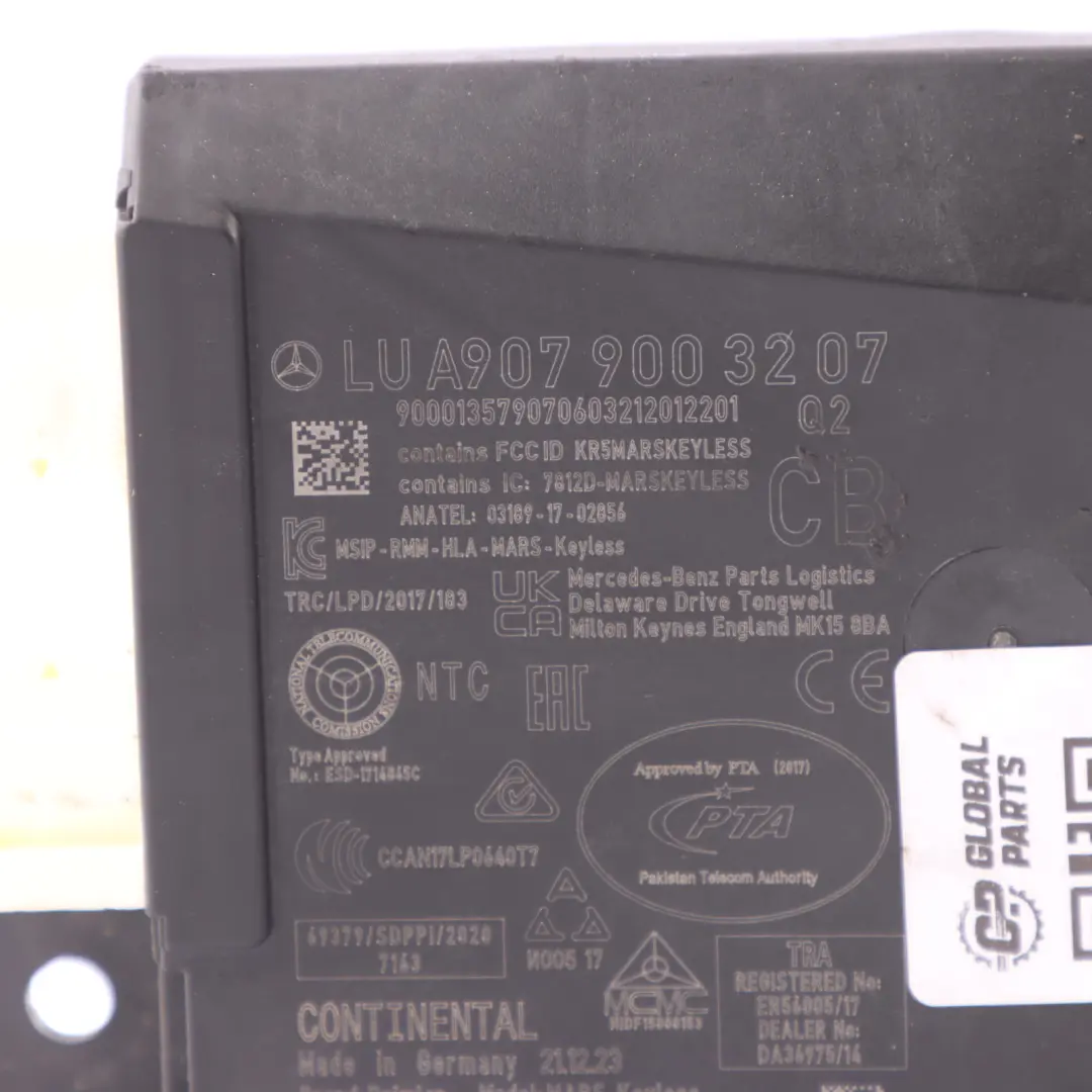W907 Luftfederung Niveau Steuerungs Modul Airmatic für Mercedes mit Teilenummer A9079003207 Mercedes W907 Luftfederung Niveau Steuerungs Modul Airmatic - SKU A9079003207 - Teilenummer A9079003207