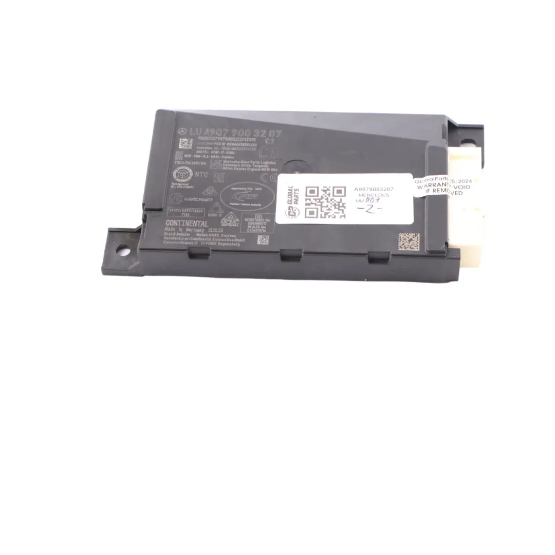 W907 Luftfederung Niveau Steuerungs Modul Airmatic für Mercedes mit Teilenummer A9079003207 Mercedes W907 Luftfederung Niveau Steuerungs Modul Airmatic - SKU A9079003207 - Teilenummer A9079003207