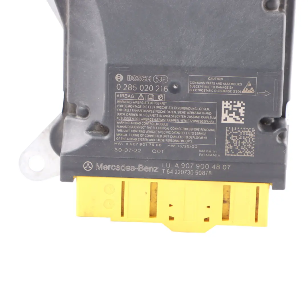 Mercedes W907 W910 Unité de contrôle du module d'air ECU A2139008828 - SKU A9079004807 - Numéro de pièce A9079004807