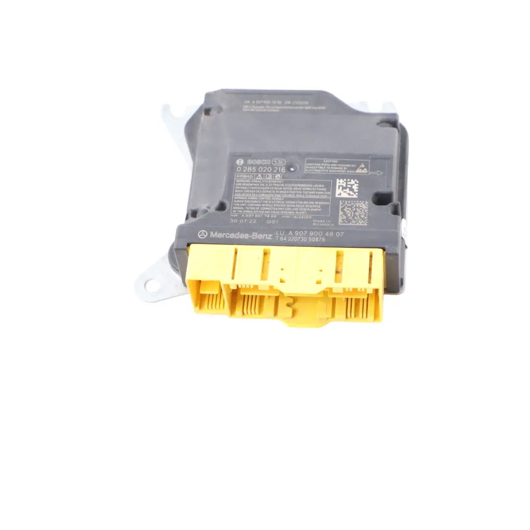 W907 W910 Moduł Sterownik Airbag Poduszek ECU A2139008828 Mercedes - SKU A9079004807 - Numer Części A9079004807