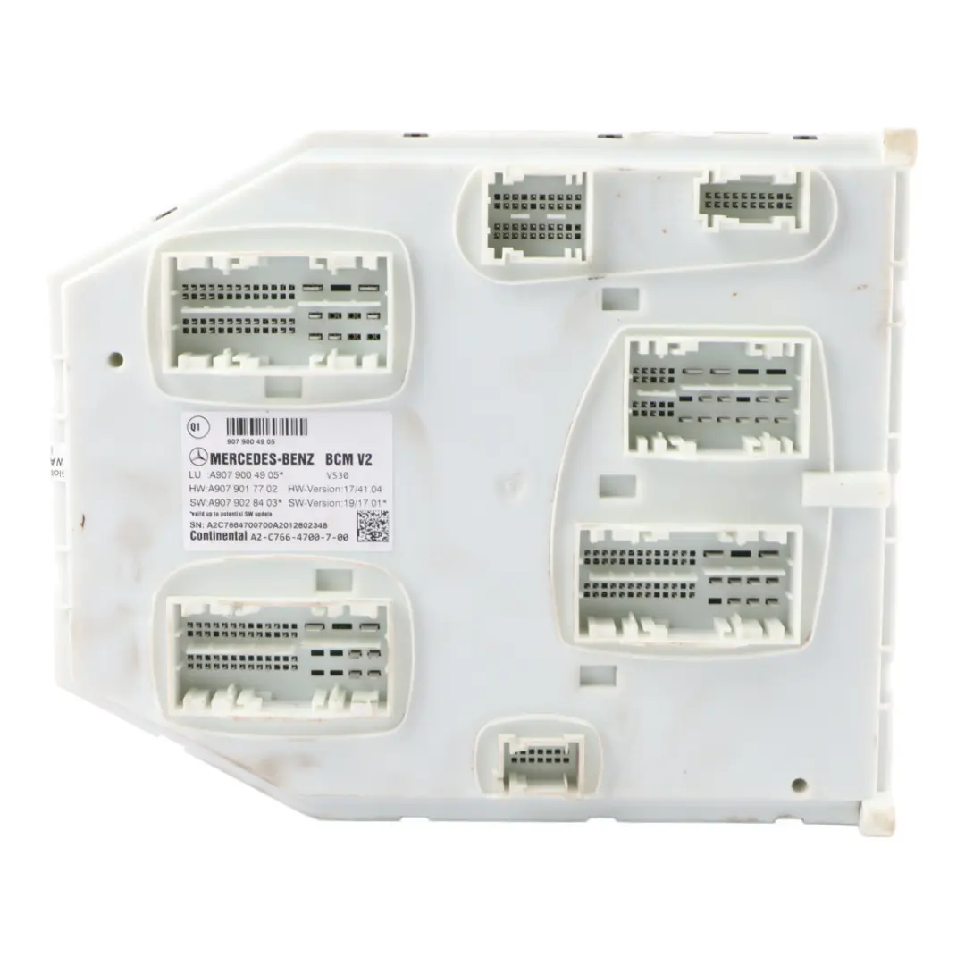 W907 Body Control Module Unit to Mercedes with Part number A9079004905 Mercedes W907 Body Control Module Unit - SKU A9079004905 - Part number A9079004905