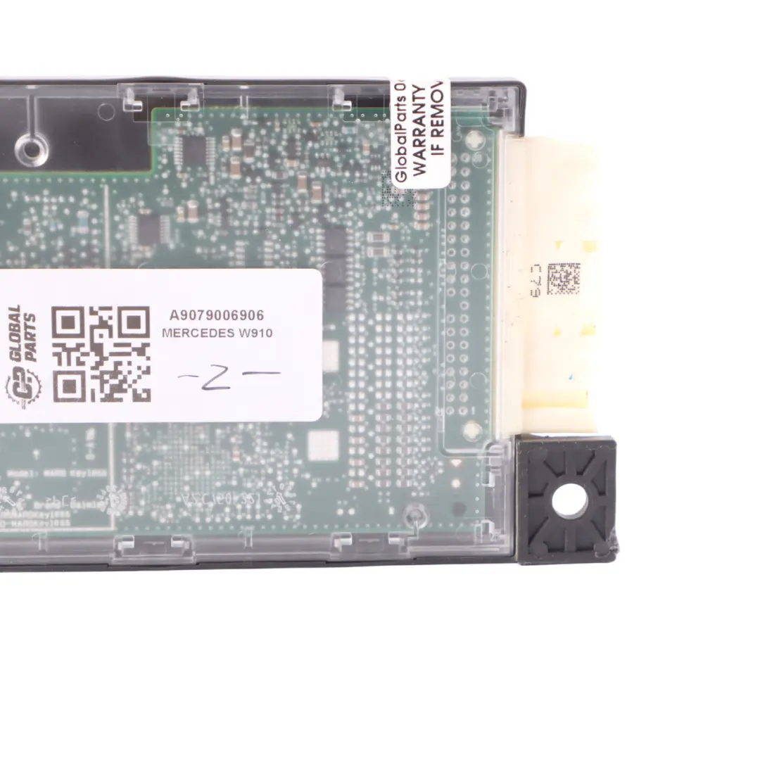 W907 W910 accensione blocco unità controllo modulo ECU per Mercedes con numero di parte A9079006906 Mercedes W907 W910 accensione blocco unità controllo modulo ECU - SKU A9079006906 - Numero di parte A9079006906