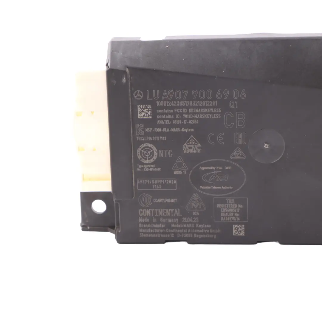 W907 W910 accensione blocco unità controllo modulo ECU per Mercedes con numero di parte A9079006906 Mercedes W907 W910 accensione blocco unità controllo modulo ECU - SKU A9079006906 - Numero di parte A9079006906