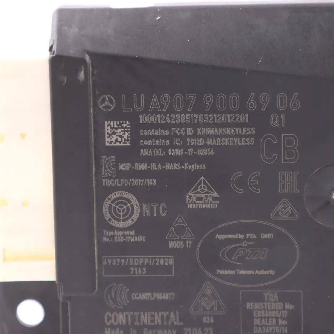 W907 W910 accensione blocco unità controllo modulo ECU per Mercedes con numero di parte A9079006906 Mercedes W907 W910 accensione blocco unità controllo modulo ECU - SKU A9079006906 - Numero di parte A9079006906