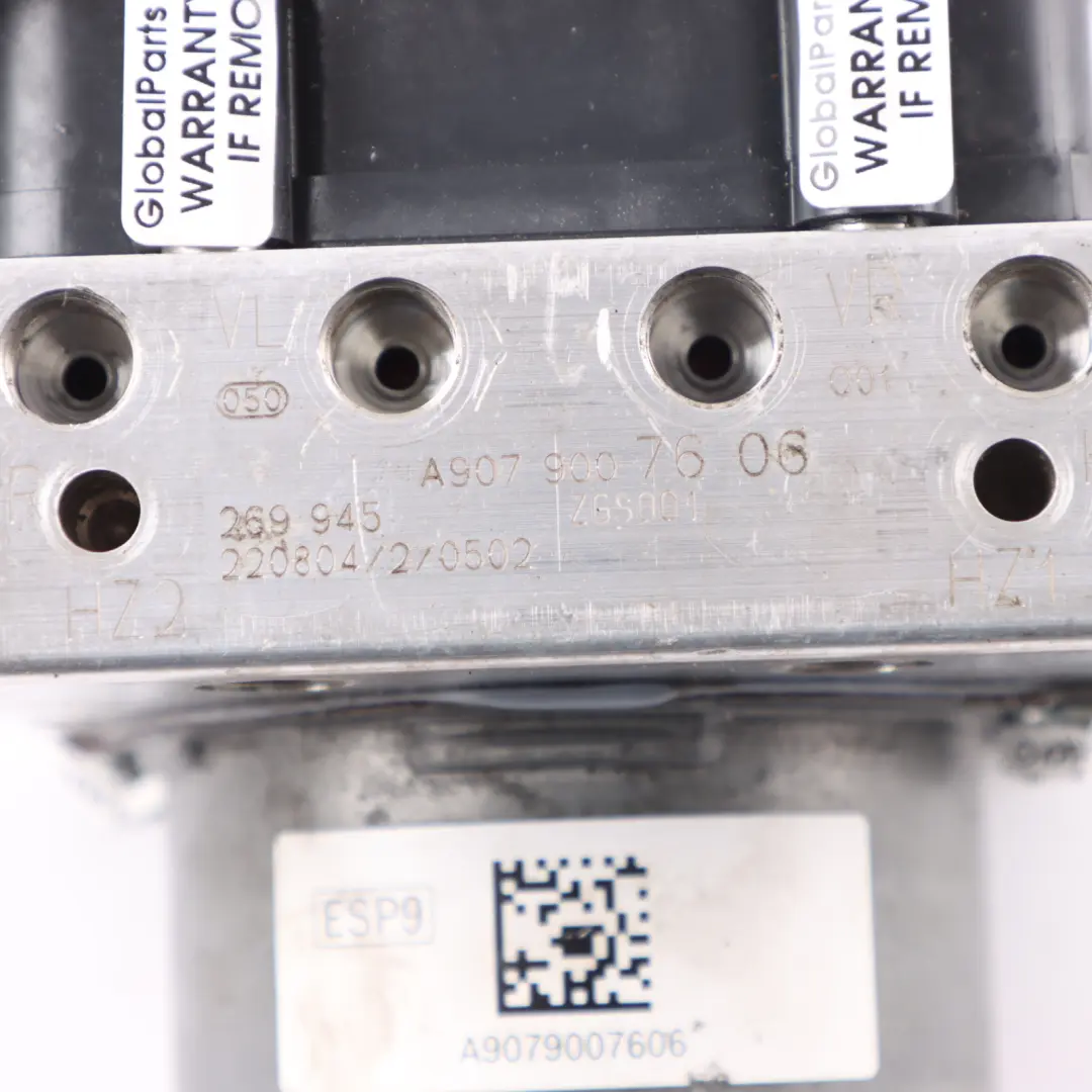 Mercedes Sprinter W907 W910 Hydraulic Brake Module Unit ABS Pump - SKU A9079007606 - Part number A9079007606