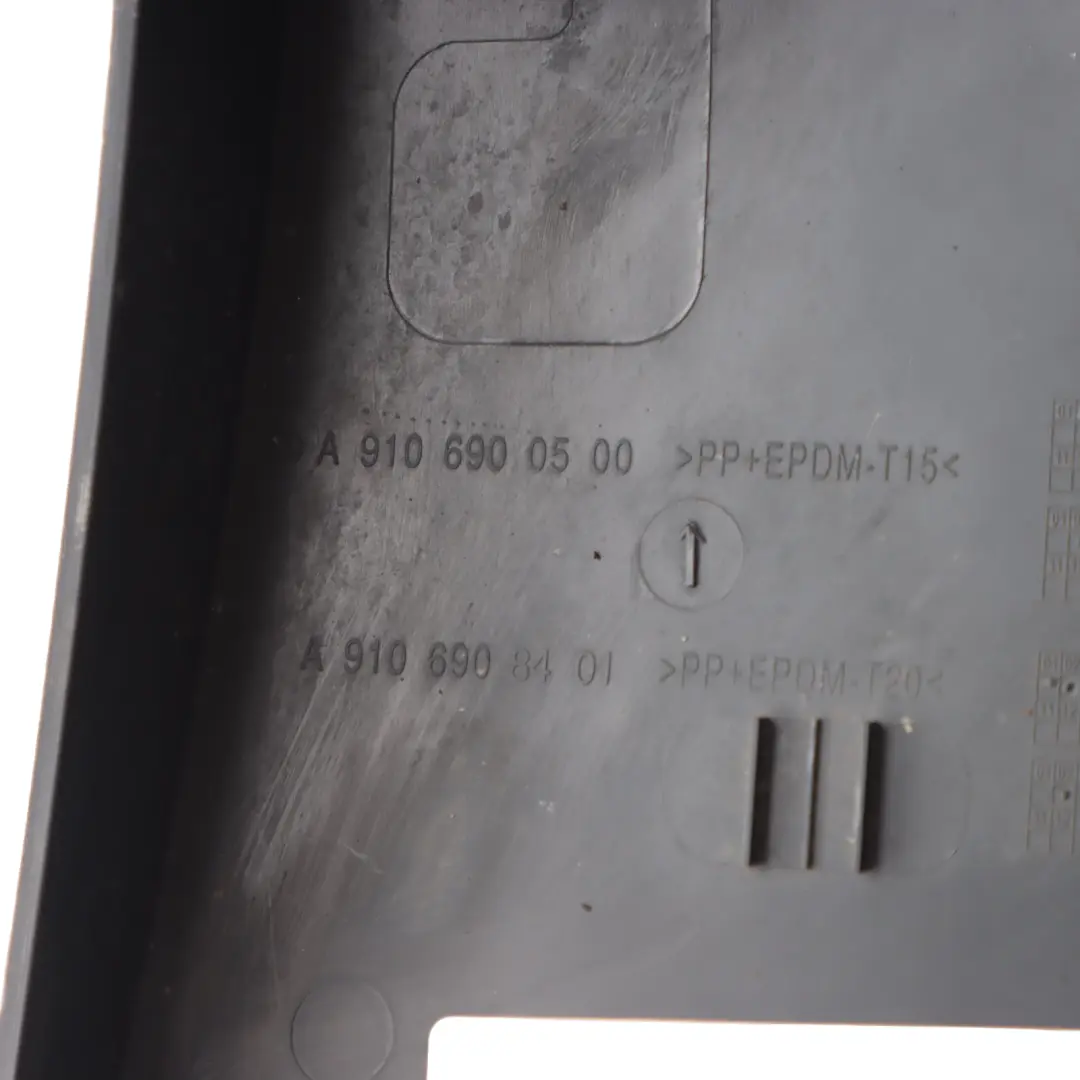 W907 W910 B-Pillar Trim Left N/S Protective Strip Cover to Mercedes with Part number A9106900500 Mercedes W907 W910 B-Pillar Trim Left N/S Protective Strip Cover - SKU A9106900500 - Part number A9106900500