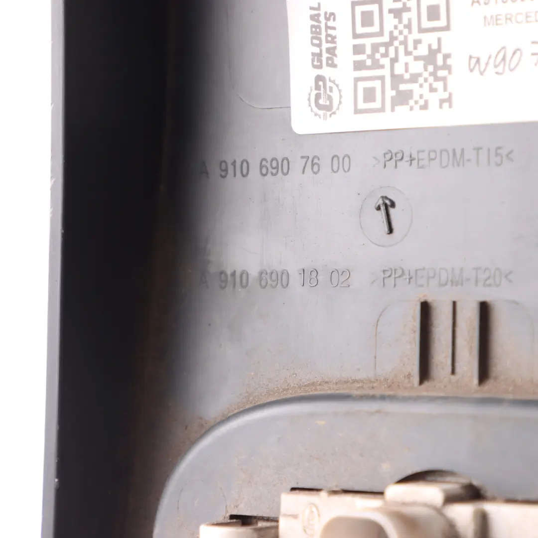 Mercedes Sprinter W907 W910 Moldura panel embellecedor montante delanter derecho - SKU A9106907600 - Número de pieza A9106907600