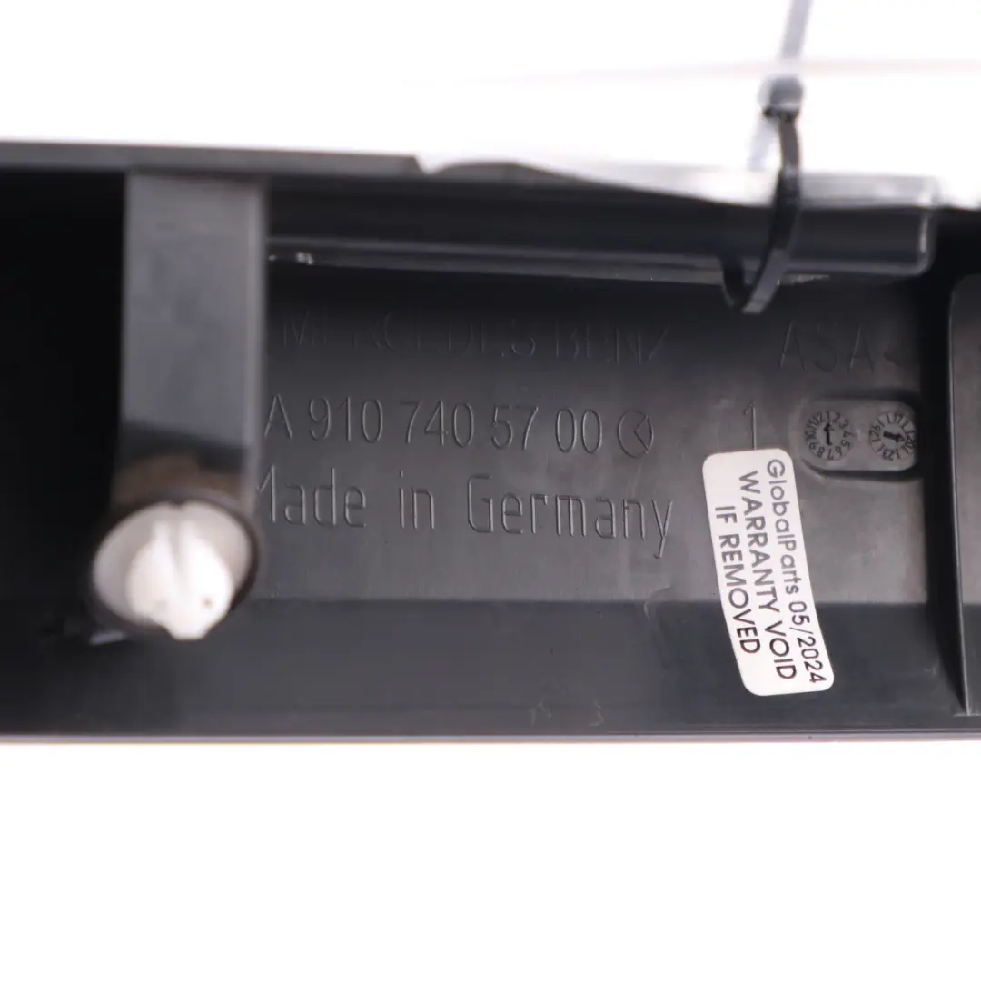 Number Plate Light Mercedes W907 W910 Tailgate Strip Lamp Cover to with Part number A9107405700 Number Plate Light Mercedes W907 W910 Tailgate Strip Lamp Cover - SKU A9107405700-1 - Part number A9107405700