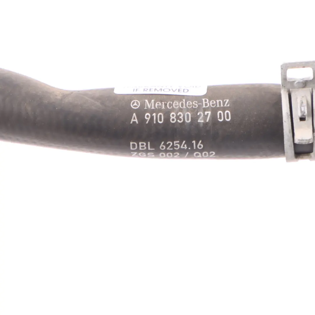 Mercedes Sprinter W910 Diesel Water Coolant Hose Pipe Feed Line - SKU A9108302700 - Part number A9108302700